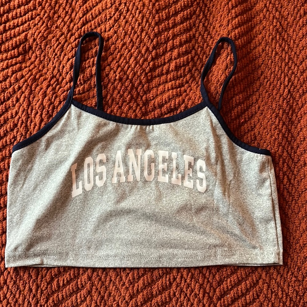 los angeles cropped tank